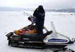 ОБСЛЕДОВАНИЕ б.ГЕРТНЕРА ПРОВОДИЛИ ПРИ ПОМОЩИ СНЕГОХОДА